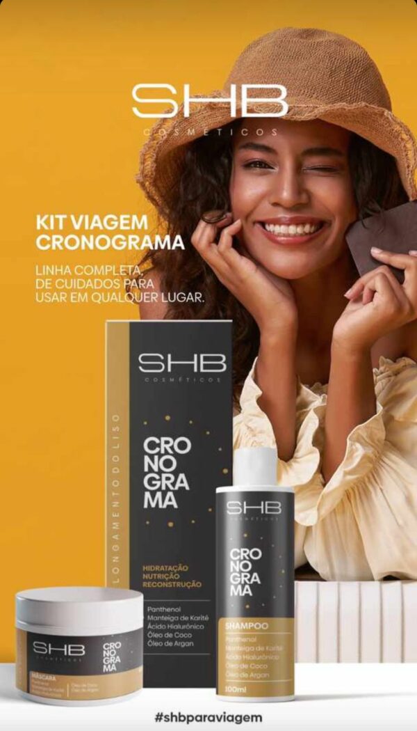 Kit viagem Conograma (shampoo 100ml+mascara 100g)